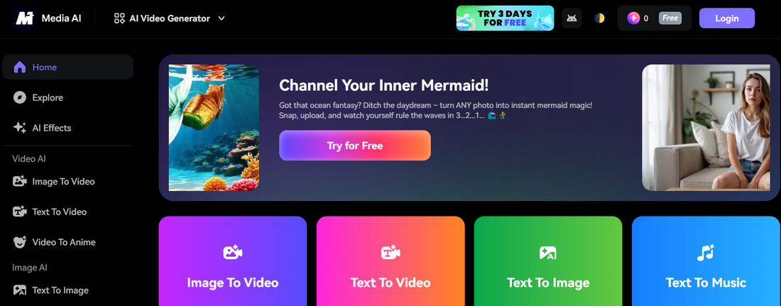 Media.io: Online Video-, Audio- und Bildkonverter & Editor