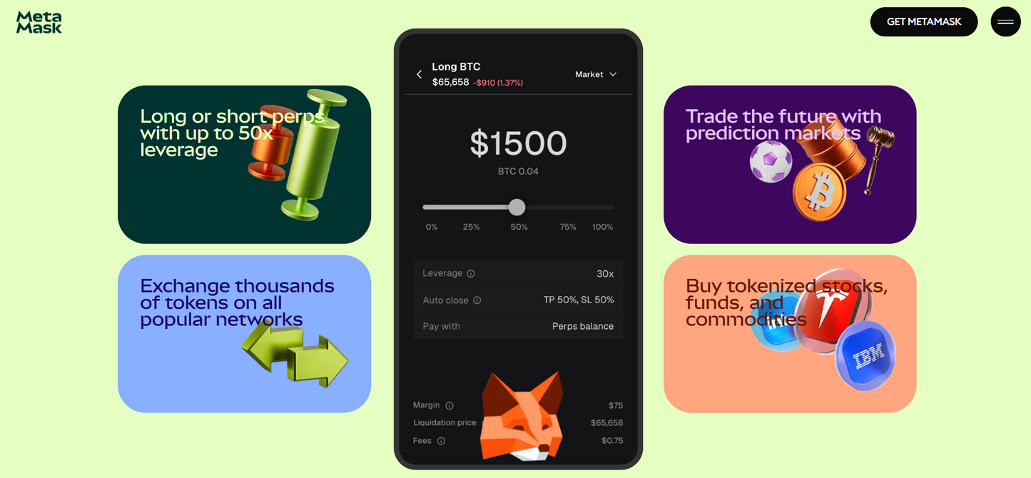 🦊 MetaMask — weltweit führende Ethereum Self-Custody Wallet für Web3