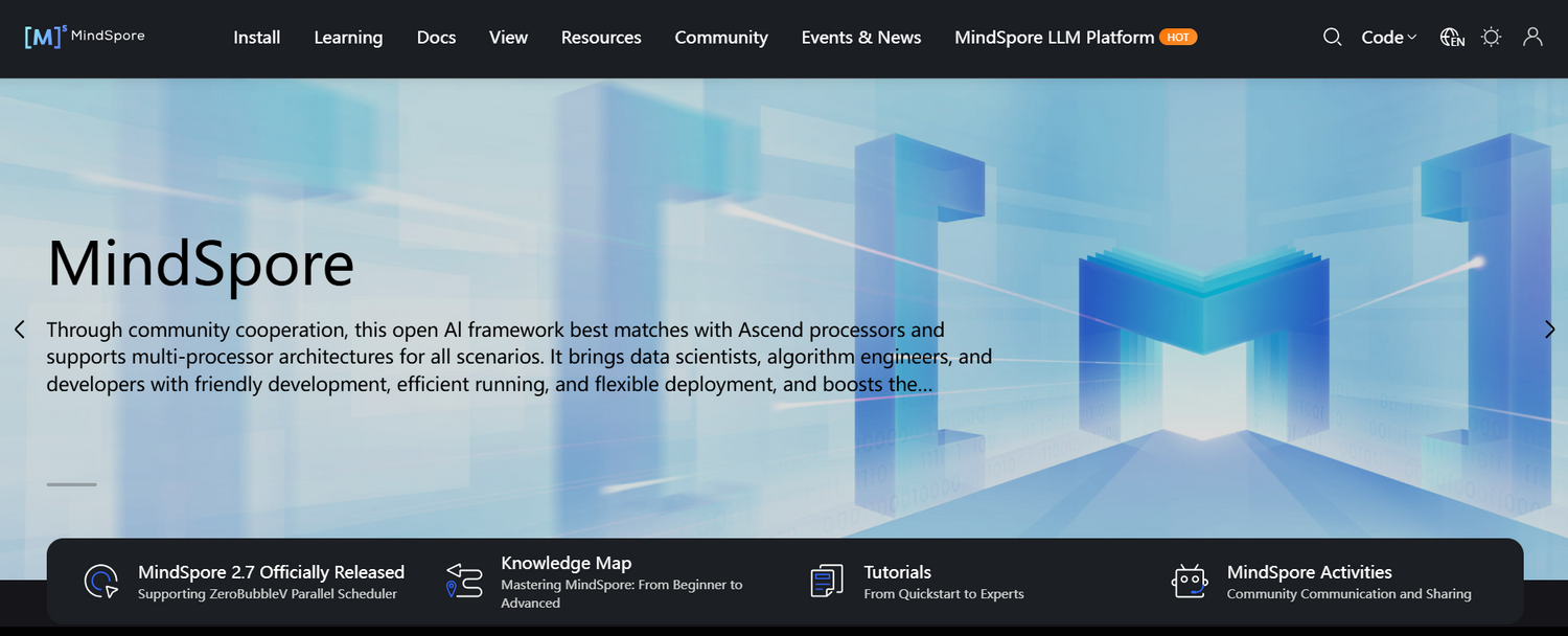 MindSpore – Intelligentes Deep Learning Framework für Cloud, Edge und Geräte 🪴