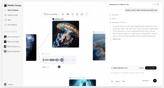 🤖 MiniMax Hub — Multi-Modal Creative Agent mit Skills-System