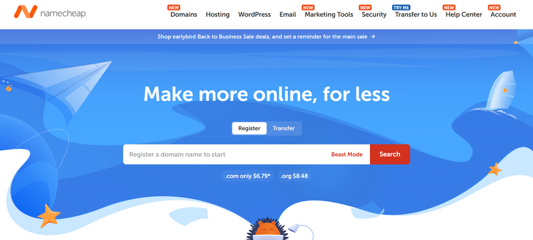 🌐 Namecheap - Domain-Registrierung und Webhosting mit Top-Service