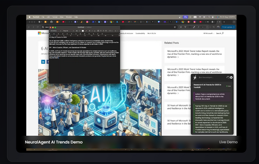 NeuralAgent – Dein AI-Desktop-Assistent, der wirklich handelt 🗺️🧠