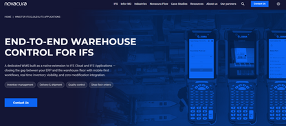 Novacura – offizielle Startseite des schwedischen Low-Code-ERP-Spezialisten aus Schweden und IFS-Partner mit Lösungen für Industrie, Handel und ERP-Erweiterungen.