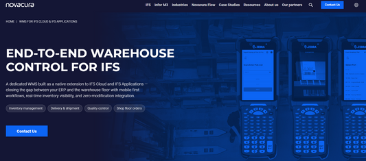Novacura – offizielle Startseite des schwedischen Low-Code-ERP-Spezialisten aus Schweden und IFS-Partner mit Lösungen für Industrie, Handel und ERP-Erweiterungen.
