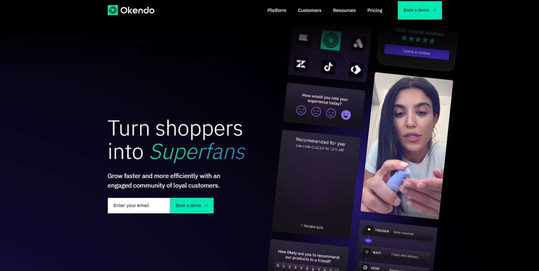 Okendo: Die #1 Customer Marketing Plattform für Shopify & Klaviyo Brands