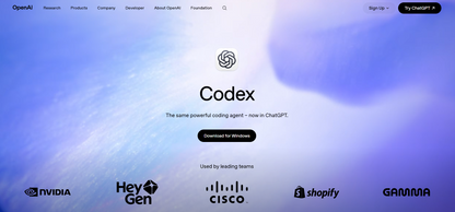 OpenAI Codex — Offizielle Website