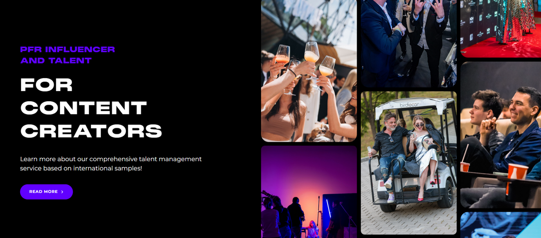 🇭🇺 PFR Group — PFR Group ist eine 2017 gegründete ungarische Influencer-Marketing und Talent-Management-Agentur in Budapest, die mit ihrer AI-gestützten Plattform die volle Kampagnen-Lebenszyklus-Verwaltung von Creator-Discovery bis Performance-Analyse für 1.000+ internationale Marken wie L'Oréal, Mastercard, Coca-Cola und Samsung betreibt.