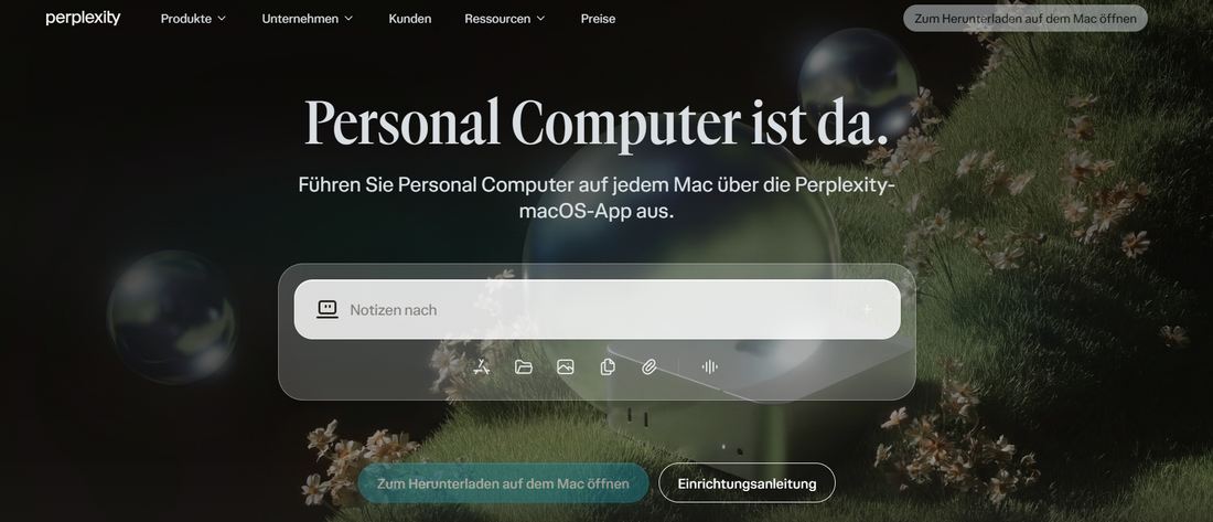 🍎 Perplexity Computer — ist die Desktop-Erweiterung des Perplexity-KI-Ökosystems, die auf macOS als native App läuft und kontinuierlich Multi-Agent-Workflows über lokale Dateien, native Mac-Apps, das Web und 400+ Connectoren orchestriert