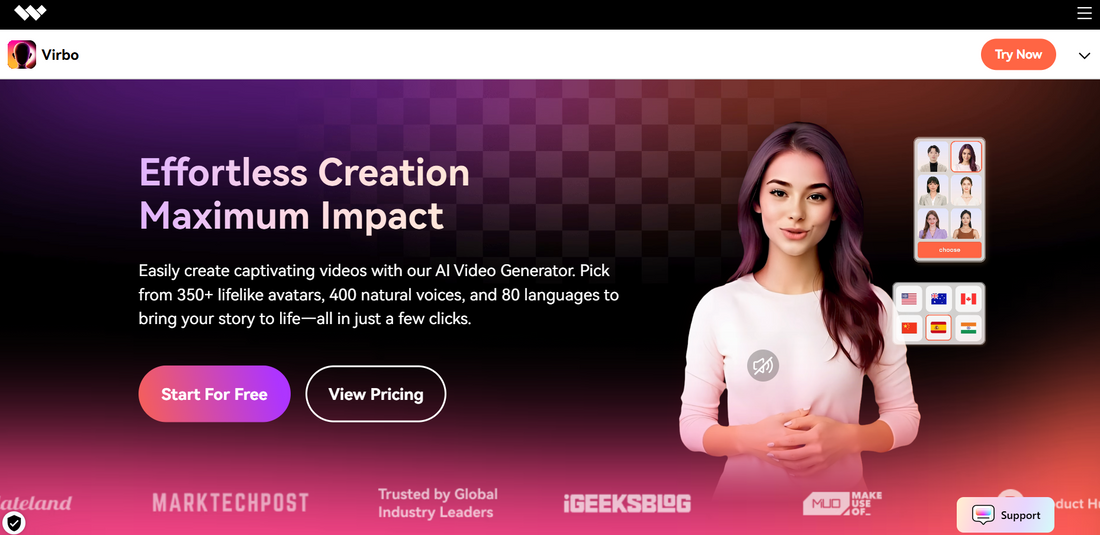 Podcast host speaking into microphone