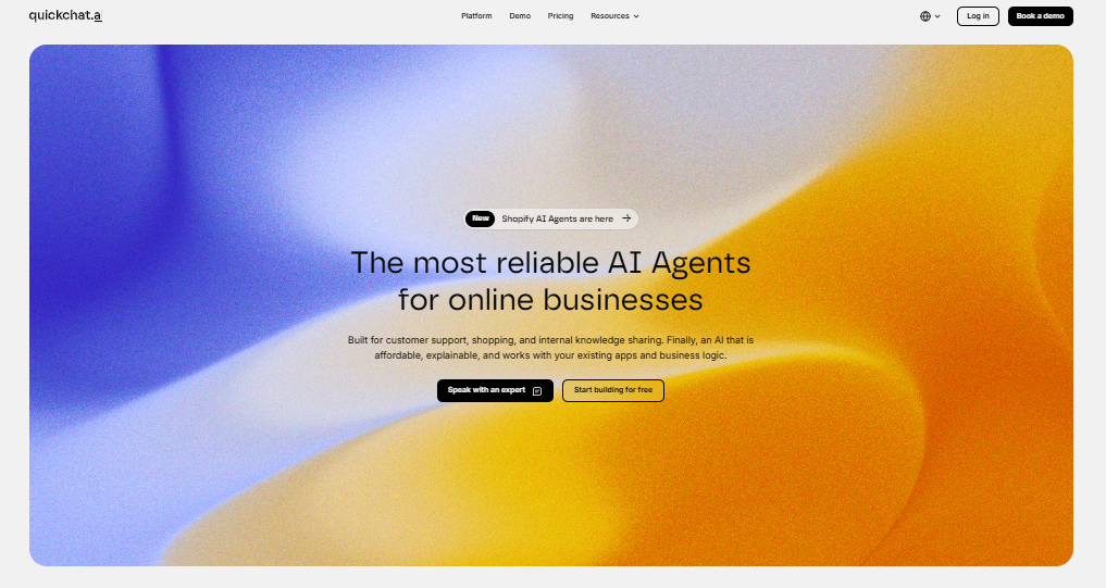 Quickchat AI – Deine Plattform für maßgeschneiderte KI-Agenten  🌐✨
