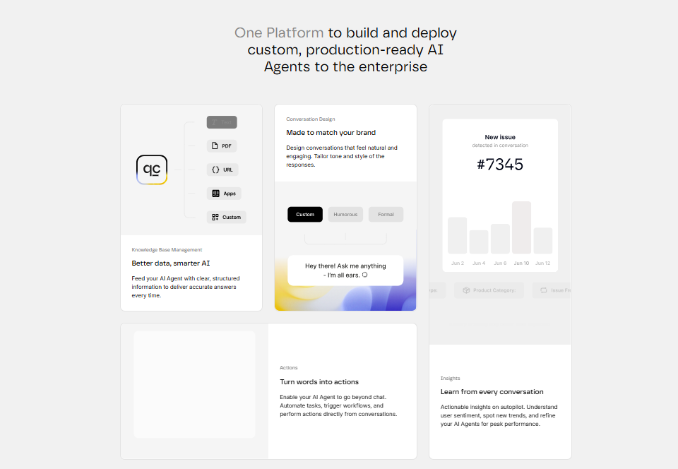 Quickchat AI – Deine Plattform für maßgeschneiderte KI-Agenten  🌐✨