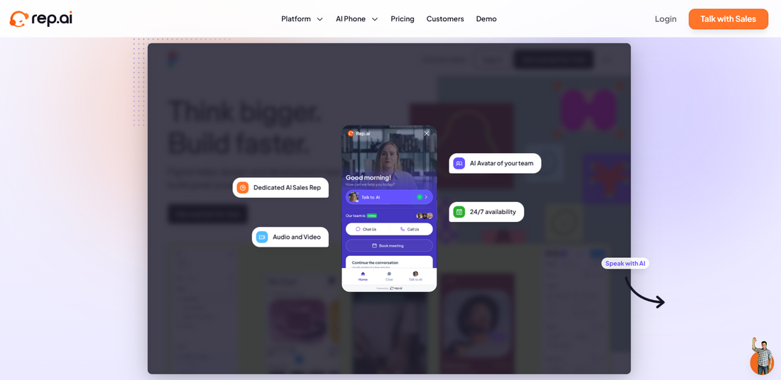Rep.ai – Dein smarter KI-Vertriebsmitarbeiter rund um die Uhr 🤖📞