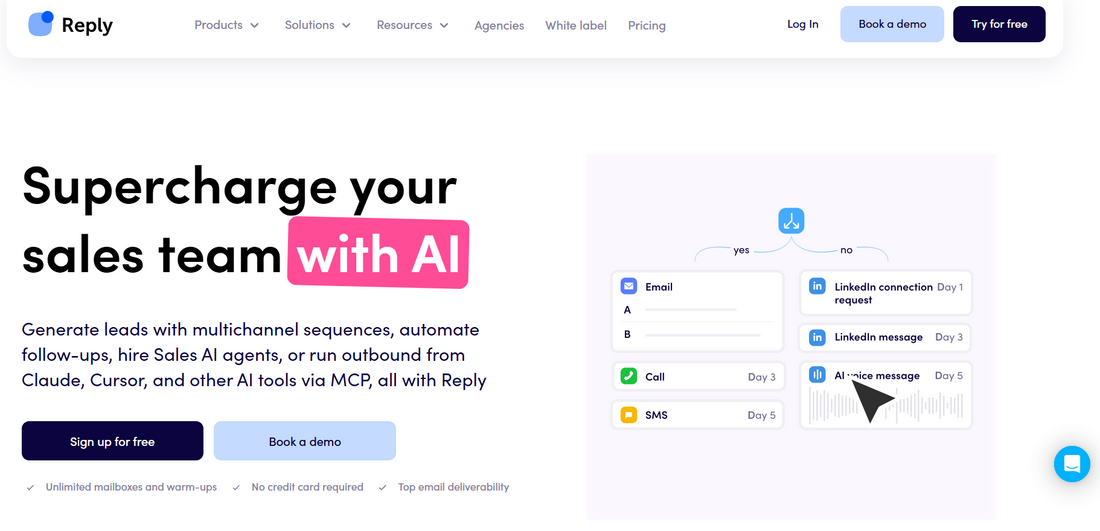 🇨🇦 Reply.io — Multichannel-Sales-Engagement mit B2B-Database