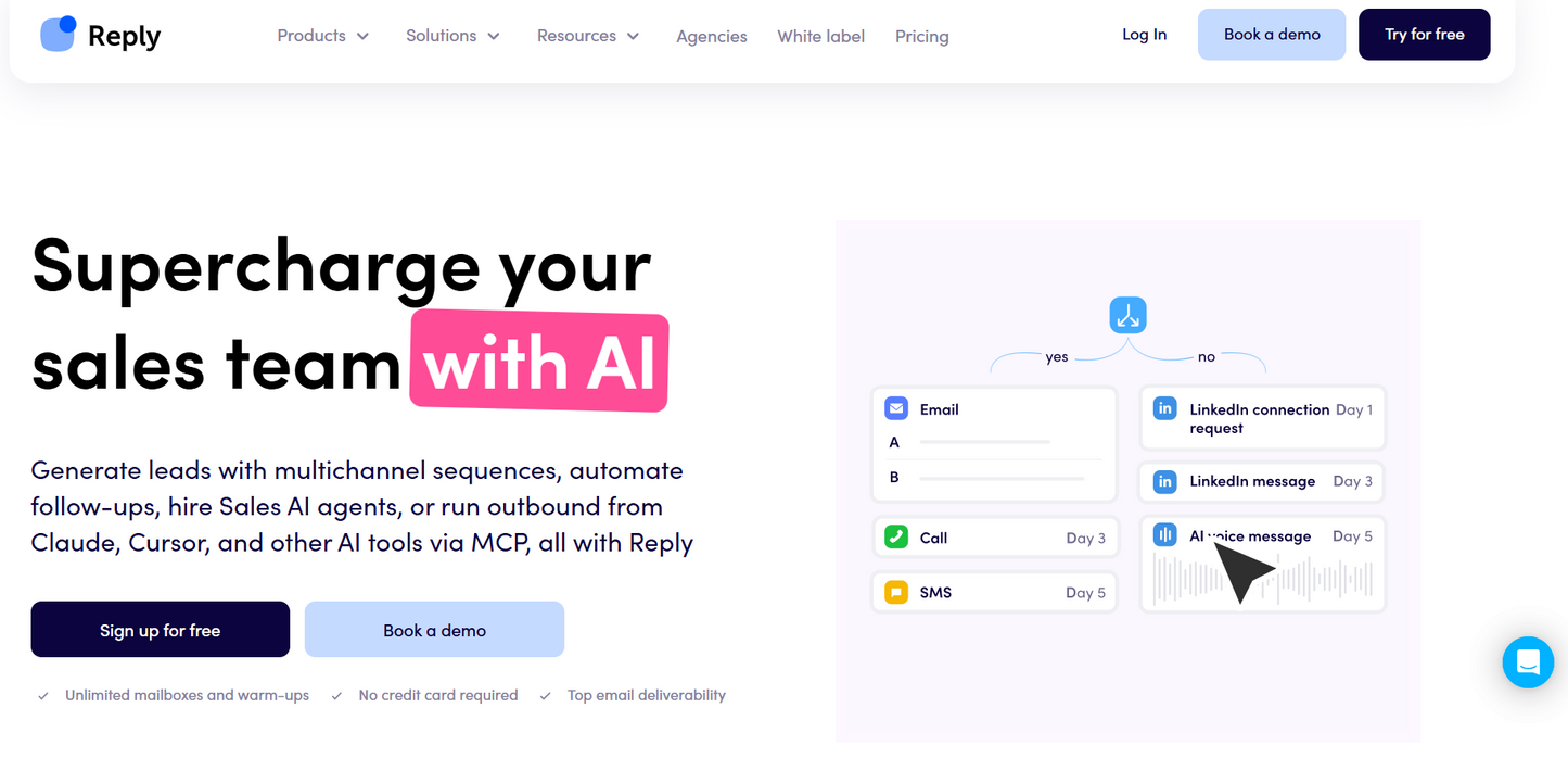 🇨🇦 Reply.io — Multichannel-Sales-Engagement mit B2B-Database