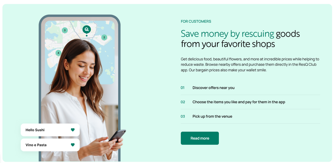 ResQ Club – Retten statt Wegwerfen: Spare Geld & genieße Qualität 💚♻️