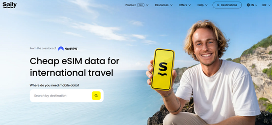 📱 Saily — eSIM-Dienst für Reisende vom NordVPN-Team, mit Fokus auf nachhaltige mobile Konnektivität ohne Plastik-SIM Saily richtet sich an Internationale Reisende, NordVPN-Nutzer, sicherheitsbewusste Nutzer.