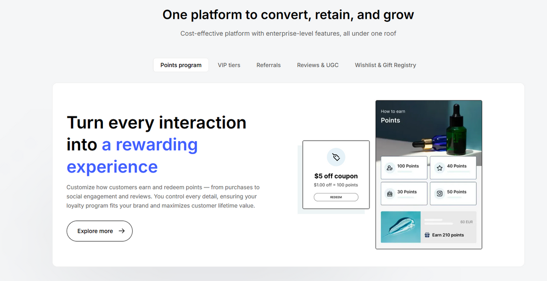 Growave: Die Retention Plattform für Loyalty, Reviews und mehr