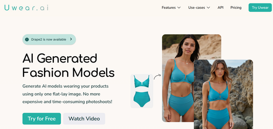 Uwear.ai: KI-generierte Fashion Models und Bekleidungs-Drapierung für die Modebranche
