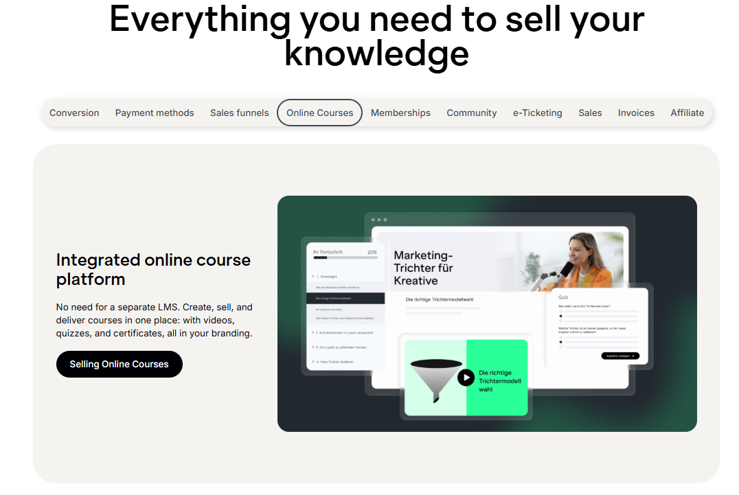 💰 ablefy — DSGVO-Verkaufsplattform für Online-Kurse und digitale Produkte