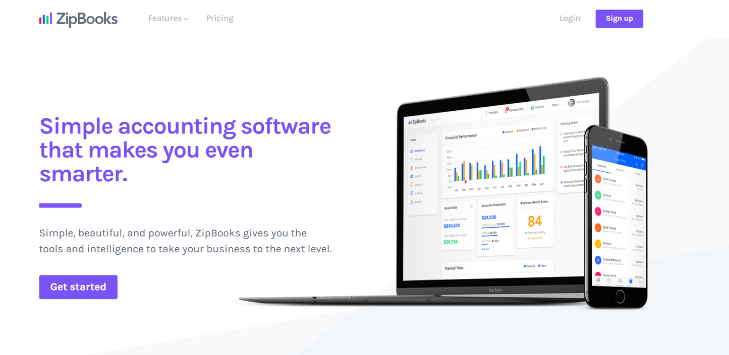 ZipBooks: Free accounting software &amp; invoicing program for freelancers &amp; SMEs