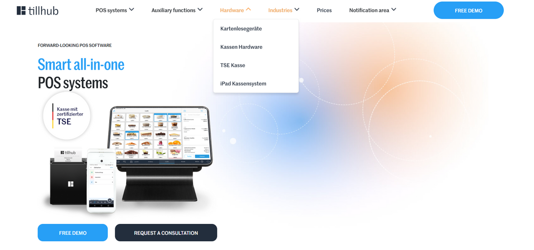 Tillhub: Das moderne Kassensystem für Gastronomie, Einzelhandel und mehr