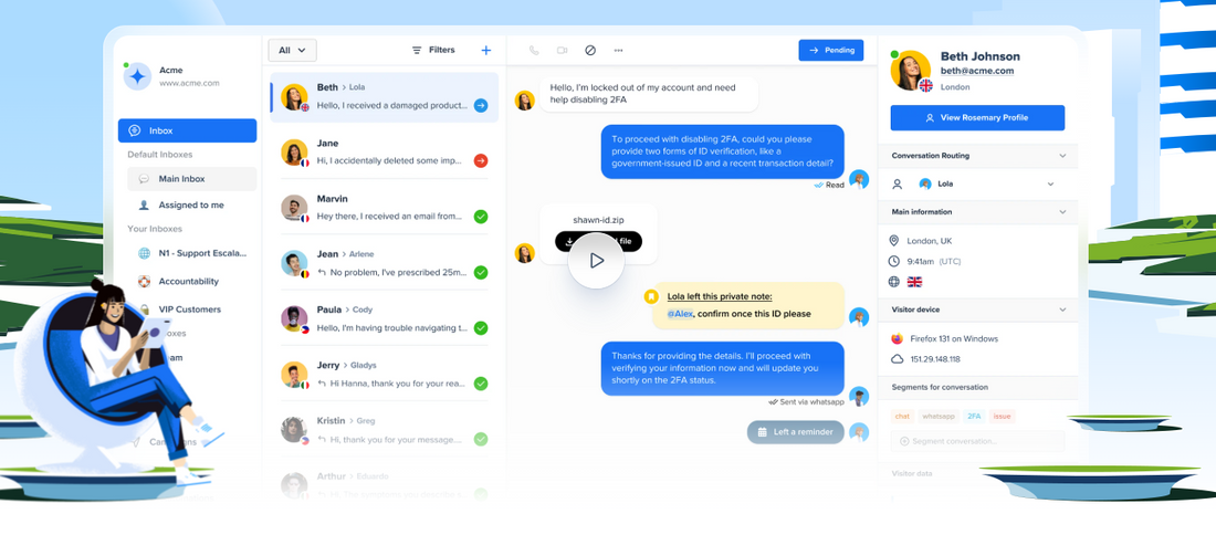 Screenshot of a digital campaign planner