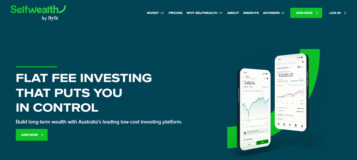 🇦🇺 Selfwealth — (jetzt by Syfe) ist ein australischer Online-Broker, 2012 in Melbourne gegründet mit über 130.000 Kunden und CHESS-sponsored HIN-basierten Investitionen

Selfwealth richtet sich an Australische Retail-Investoren, die transparente Flat-Fee-Gebühren und vollen Eigentums-Brokerage an der ASX, Cboe, NYSE und Nasdaq suchen.