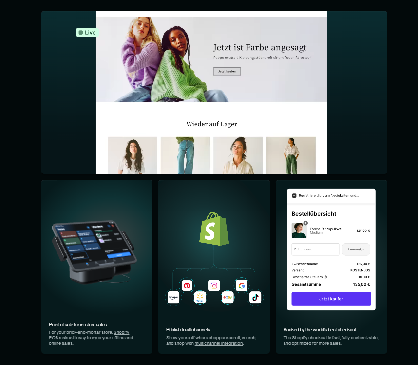 Shopify: Erstelle deinen Online Shop & verkaufe online – Die führende E-Commerce Plattform