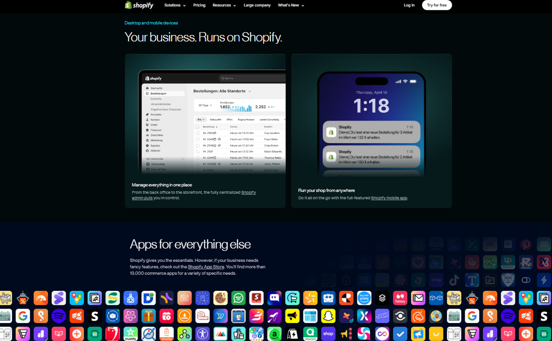 Shopify: Erstelle deinen Online Shop & verkaufe online – Die führende E-Commerce Plattform