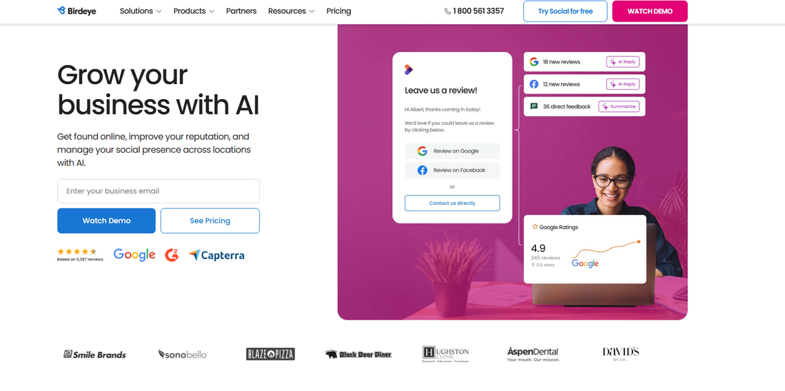 Social media manager scheduling posts using a marketing tool