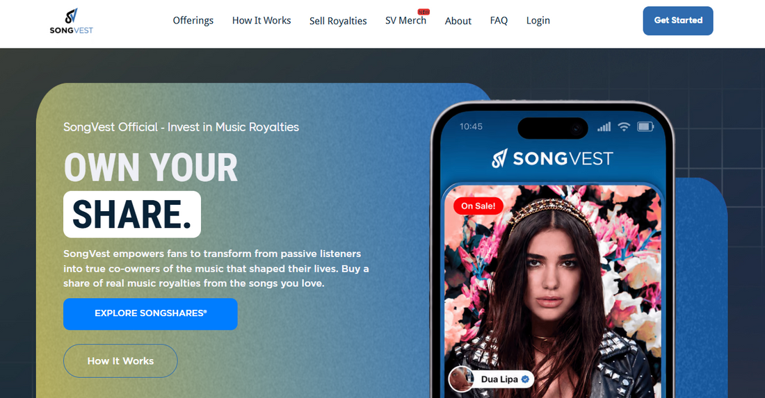 🇺🇸 🎤 SongVest — US-Plattform für Musik-Investments mit SongShares-Konzept