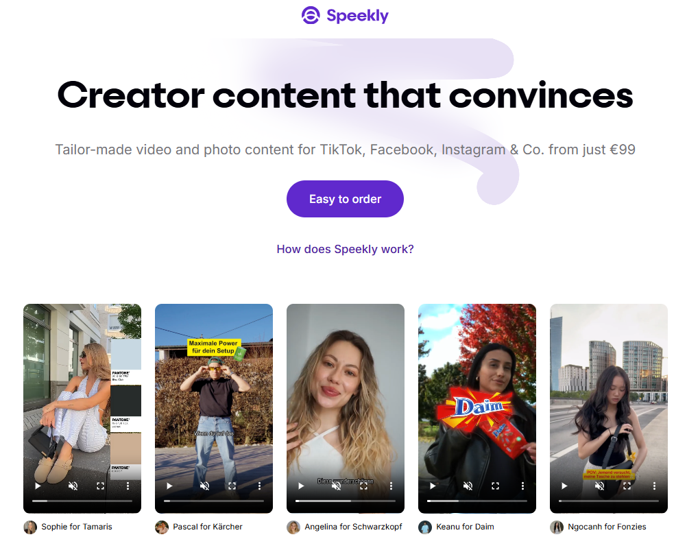Speekly 🎬🌟 – Die UGC-Plattform für authentische Video-Inhalte 📱✨🚀