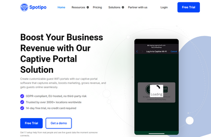 🇫🇮 📡 Spotipo — Captive-Portal-Plattform für ISPs seit 2013 aus Finnland