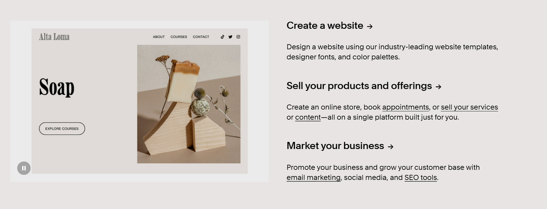 Squarespace: Erstelle deine professionelle Website & deinen Online Shop