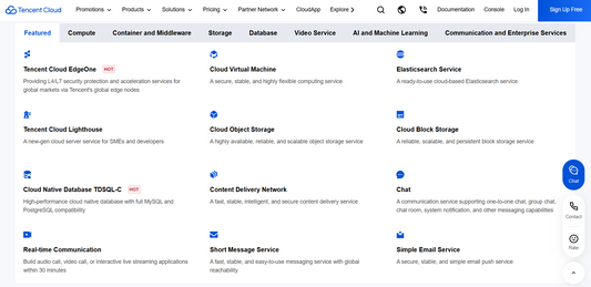 Tencent Cloud – Globale Cloud-Plattform für KI, Datenanalyse und digitale Innovation ☁️