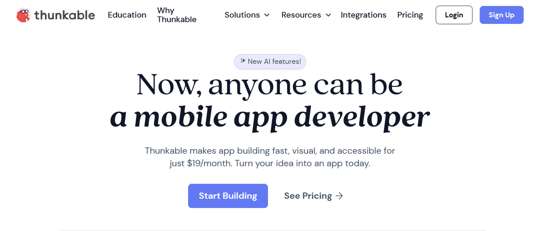 Thunkable: Der Beste No-Code App Builder für native Apps 💡