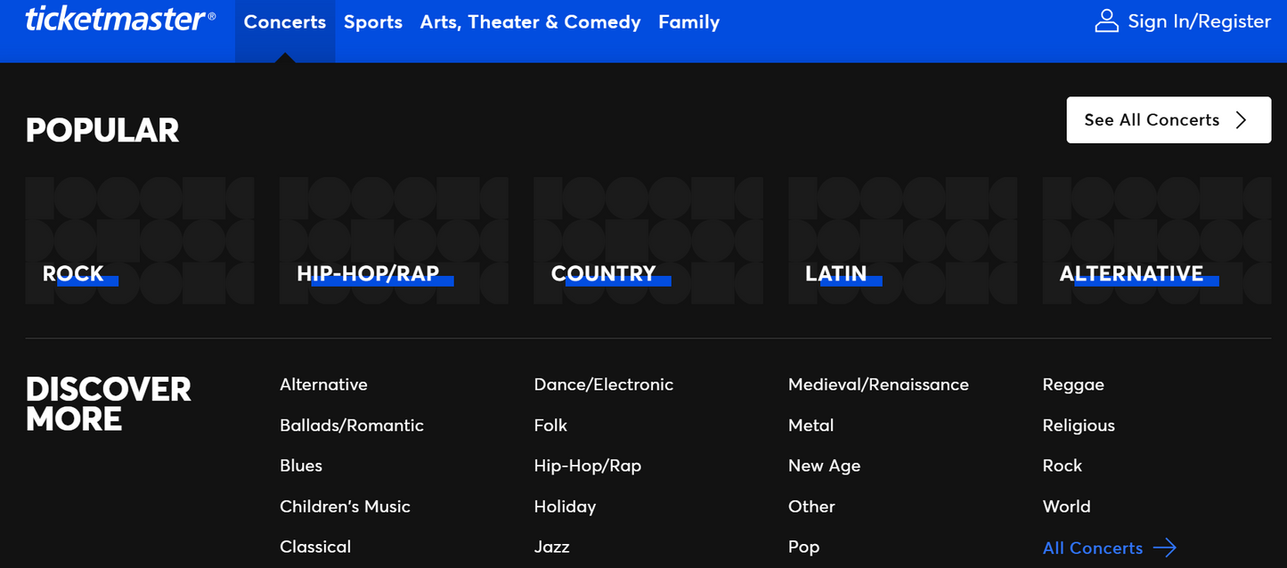 Ticketmaster: Globaler Marktführer für Tickets von Konzerten, Sport & Events