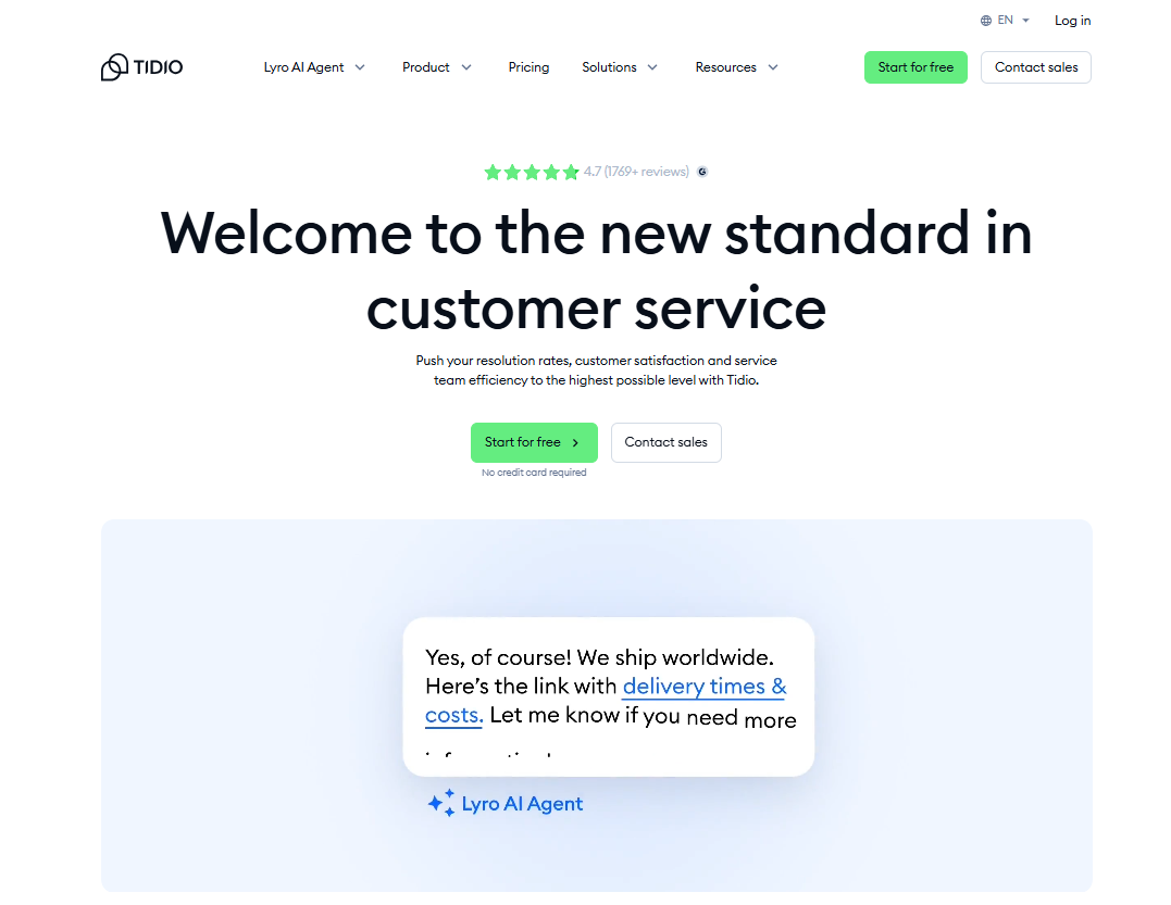 Tidio – KI-gestützter Live-Chat & Kundenservice auf Autopilot 🚀✨