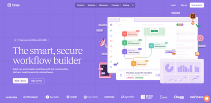 Tines | The smart, secure workflow builder:  Titel: Tines: Der smarte & sichere Workflow Builder für Automatisierung
