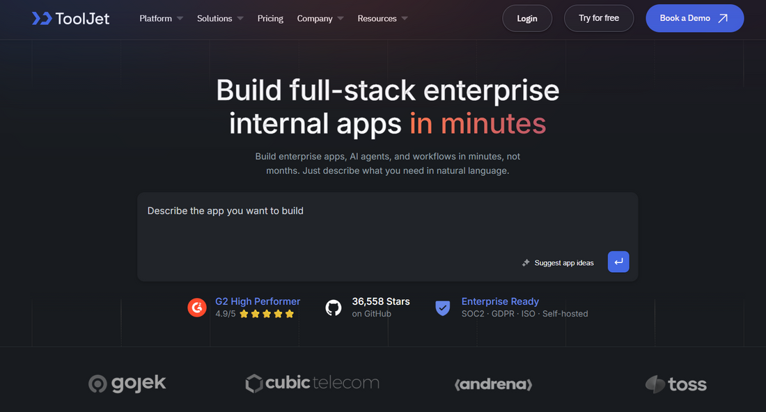 ToolJet: Low-Code-Plattform für interne Business-Apps mit AI