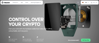🛡️ Trezor — Trezor ist ein tschechisches Hardware-Wallet-Unternehmen der SatoshiLabs, das 2013 das weltweit erste Hardware-Wallet entwickelte und Open-Source-Sicherheit bietet