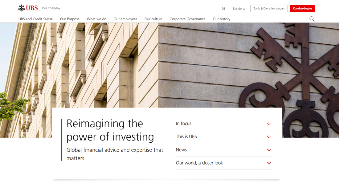 UBS , Global financial advice