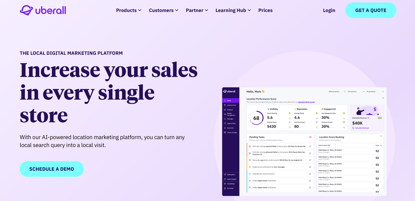 Uberall: Die führende Hybrid Customer Experience (CX) Plattform für Multi-Location Unternehmen