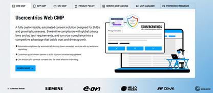 🛡️ Usercentrics — Marktführende Consent Management Platform