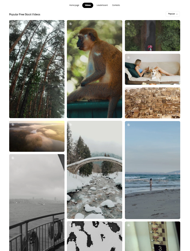 Video thumbnail preview on scree