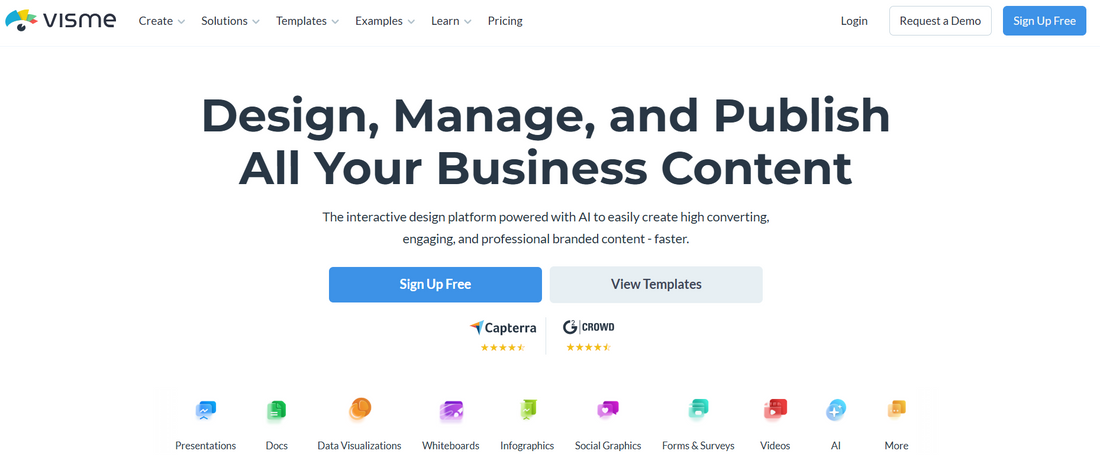 Visme: AI-gestützte Designplattform für visuelle Inhalte