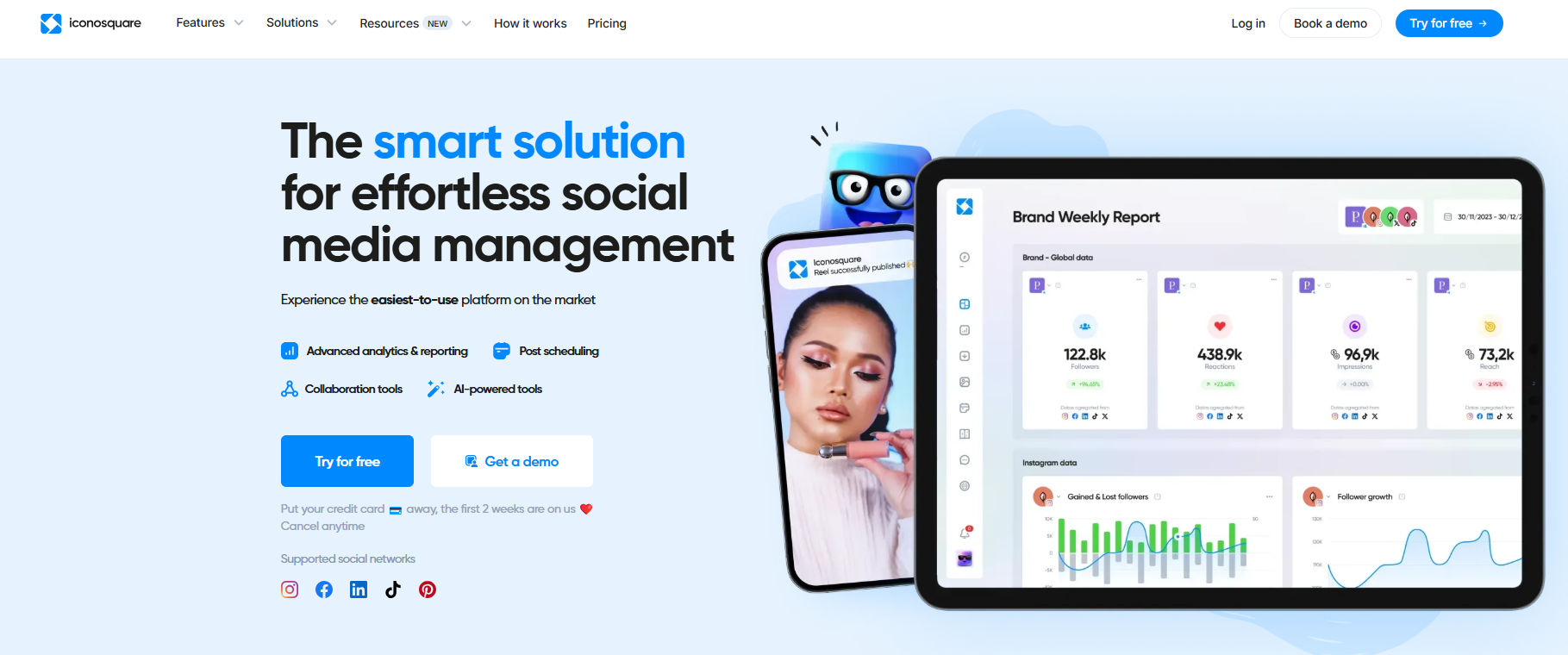 Visual of a multi-channel campaign manager