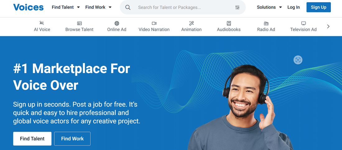 Voices.com: Der weltweit führende Marktplatz für Voice Over, KI-Stimmen & Audio-Services