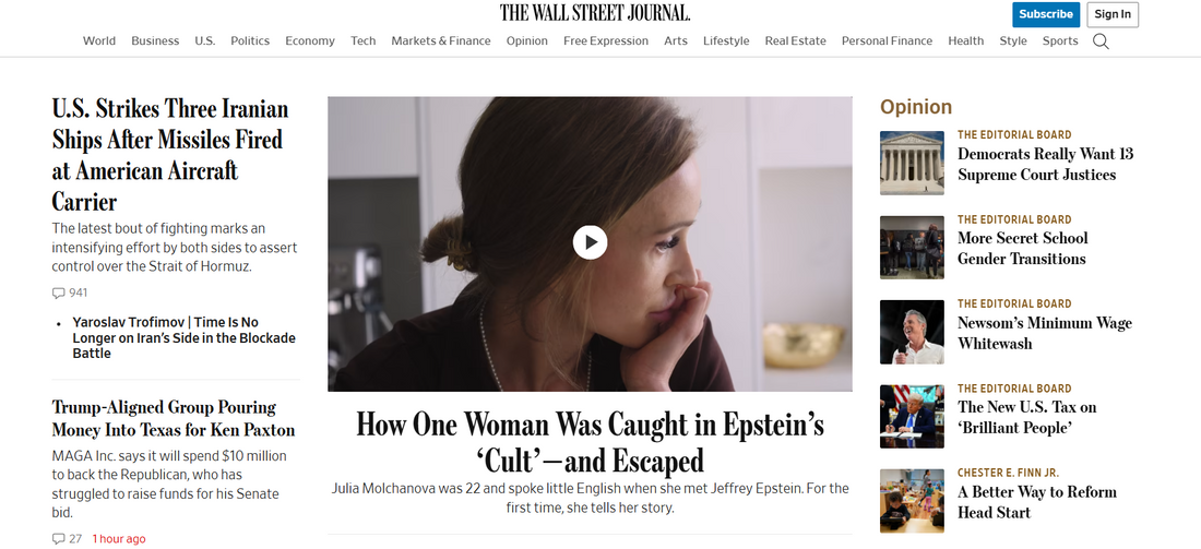 📰 Wall Street Journal — eine der weltweit renommiertesten Tageszeitungen