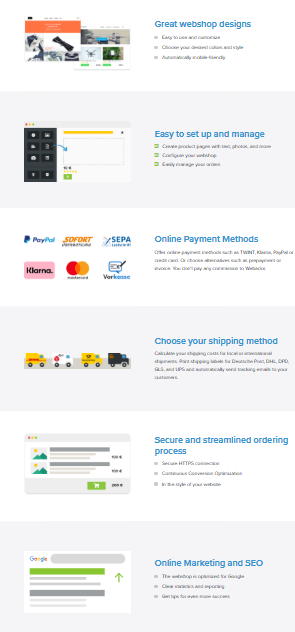 🛒 Webador — Hosting + Webshop + Domain in einem Paket